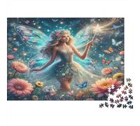 Hada con Star Wand Rompecabezas Imposible,desafío para Adultos Interesante Juego Educativo 1000 Piezas Obra De Arte De Juego De para Adultos Y Niños 38x26cm/1000pcs