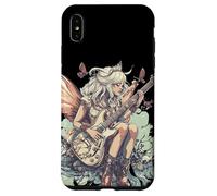 Hada divertida con guitarra para música mágica y sonidos de guitarra Carcasa para iPhone XS Max