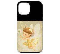 Hada feliz sosteniendo un diente de león para una mirada alegre Carcasa para iPhone 12 mini