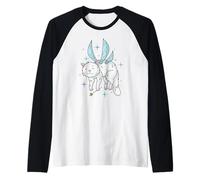 Hada Gato Camiseta Manga Raglan
