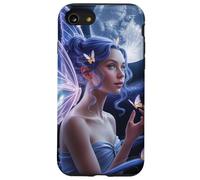 Hada Luna Bajo Encantador Cielo Nocturno Con Mariposas Carcasa para iPhone SE (2020) / 7 / 8