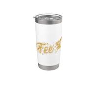 Hada madrina con alas Vaso térmico de acero inoxidable de doble pared