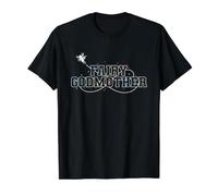 Hada Madrina Encantadora Ayudante Camiseta gráfica económica, Hombre, Negro, XL