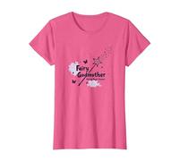 Hada Madrina: Haciendo Que la Magia suceda Camiseta, Mujer, Rosa Jaspeado, M
