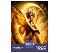 Hada Oro Orbe ala 1000 Piezas Set De Puzzle Encanto Celestial Luminoso Puzzle para Adultos, Cartón Reciclado - Reto Educativo Chulo, Juego En Casa, Genial Idea De Regalo para Fans 70x50cm/1000pcs
