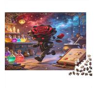 Hada Rosa Fantasía Puzzle para Adultos Puzzle de 1000 Piezas Papel Laboratorio Mágico Relajación Atención Interacción Familiar Decoración Regalo Nan