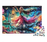 Hada Sueño Luces Arcoíris Puzzle de 1000 Piezas Puzzle para Adultos Papel Relajación Decoración Hogar 70x50cm/1000pcs