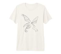 Hada y Grunge Wings, Coqueta, Lazo y Estrella del Y2K de los 90 Camiseta Premium
