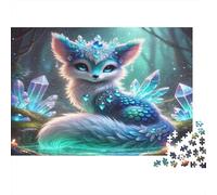 Hada Zorro de Cristal Puzzles 1000 Piezas Papel Reciclado para Adultos Puzzle para Adultos Juego Educativo con desafío Excelente Idea de Regalo para la relajación 38x26cm/1000pcs