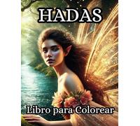 Hadas Libro Para Colorear: Libro de Colorear Hadas para Adultos, Niños y Personas Mayores - 50 Diseños para colorear en Escala de Grises.