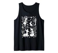 Hadas Que se Hacen Amigos de Las Criaturas del Bosque Camiseta sin Mangas