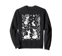 Hadas Que se Hacen Amigos de Las Criaturas del Bosque Sudadera