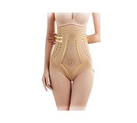 HADAVAKA Faja De Restauración De Fibra Única, Faja De Restauración De Fibra, Ion De Oxígeno Negativo Quema Grasa Control De Barriga Body, Graphene Tightening Body Shaping Briefs (Skin, XL)