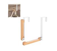 HADAVAKA Foldable Over The Door Hooks, New Over The Door Hook, Over The Door Drying Rack Clothes Hanger, Wall-mounted Door Back Free Punching Hanger, For Hanging Towels (White)