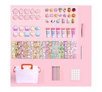 HADAVAKA Goo Card Sticker Sets Juguetes Infantiles para Hacer Manualidades, Card DIY Set Kit Decorativo Materiales para Colgar Adornos, Colorido Colgante Lindo Juguete Card Sticker Sets (71PCS)