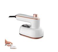 HADAVAKA Portable Mini Steam Ironing, Handheld 180°Rotatable Professional Small Iron, Steamer Iron For Clothes, Professional Micro Steam Iron, Handheld Garment Steamer For Home and Travel (White)