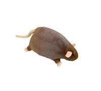 HADAVAKA Rat Plush, Peluche Suave con Tejido Ultrasuave Y Acogedor, Peluche Grande Y Mullido, Almohada con Forma De Rata Realista Y Adorable, Cama (Brown,Total Length 90cm)