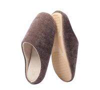 HADAVAKA Winter Warm Cotton Slippers For Men And Women, Non-Slip Soft Sole Silent Indoor House Shoes, Cozy Fluffy Lightweight Home Slippers For Winter Daily Wear & Family Use (Coffee,23.5CM)