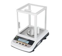 HADECOLL Balanza analítica de 500 g con Escala Digital de Ultra precisión de 0,001 g, Ideal para Laboratorios. Pesaje de precisión.