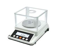 HADECOLL Balanza electrónica de precisión de Laboratorio con Escala Digital de legibilidad de 0,1 G, balanza analítica de precisión para pesaje.