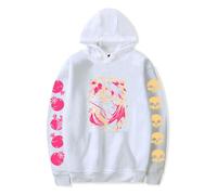 Hades Merch First of the Furies - Sudadera con capucha para hombre con estampado de hip hop, blanco, 3XL