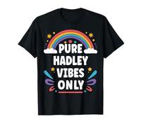 Hadley Vibes Only Cute Retro Girls Hadley Name Camiseta