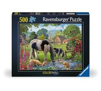 Ravensburger Rompecabezas Hadlow Ponies 500 piezas para adultos y niños a partir de 10 años