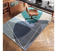 HaeBnug Protectora para Silla de Oficina 140 x 160 cm Alfombrilla para Silla de Gaming Alfombrilla de Protección para Suelos Duros Antideslizante Alfombra Gamer Alfombrilla para Silla de Escritorio