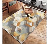 HaeBnug Protectora para Silla de Oficina 200 x 210 cm Alfombrilla para Silla de Gaming Alfombrilla de Protección para Suelos Duros Antideslizante Alfombra Gamer Alfombrilla para Silla de Escritorio