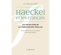 Haeckel et les Français: Réception, interprétation et malentendus. Actes du colloques des Treilles 23-28 septembre 2019
