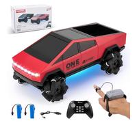 Haedswer Coche Teledirigido Niños, Coche Teledirigido con La Mano, 360 ° De Rotación Drift Coche Control Gestual,2 Baterías Recargable, 2.4Ghz RC Stunt Car Navidad Regalo para Niño Niña
