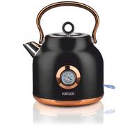 HERVIDOR HAEGER EK22B ART DECO BLACK 1,7/LITROS 22
