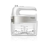 Haeger - BL-3HW.015A batidora Batidora de mano 300 W Acero inoxidable, Blanco