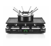 Haeger Cool Diner Set de Grill Fondue y Raclette 1400W