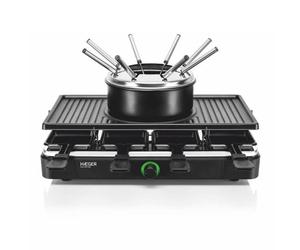Haeger Cool Diner Set de Grill Fondue y Raclette 1400W