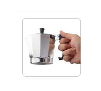 HAEGER Cafetera Italiana MOKA POT 6 - Capacidad 6 tazas