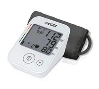 HAEGER DIGI HEART - Tensiómetro - circunferencia del brazalete: 22cm - 30cm, detección de arritmia cardíaca, clasificación de nivel de presión arterial, bolsa para el almacenamiento