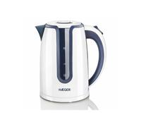 Haeger - EK-22B.018A tetera eléctrica 1,7 L 2200 W Azul, Blanco