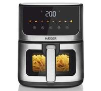 HAEGER Freidora de Aire Magic Window Gris 1400 W