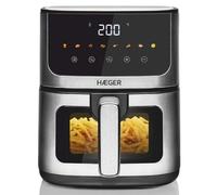 HAEGER Freidora de Aire Magic Window Gris 1400 W
