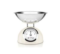 HAEGER BALANÇA COZINHA MECANICA 5KG PASTEL CREAM TAÇA INOX