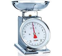 Haeger KS-MEC.005A Báscula Mecánica de Cocina Grandmother con Capacidad de 5Kg, Cuerpo de Acero Inoxidable, Graduación en Gramos
