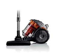 HAEGER MAX CYCLON - Aspirador sin Bolsa con 700W de Potencia, Capacidad de 3L - Filtro de plástico con Sistema de filtrado multiciclónico, Tubo Flexible com rotación de 360º.