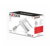 Haeger - MAX MIXER Batidora de mano 500 W Blanco