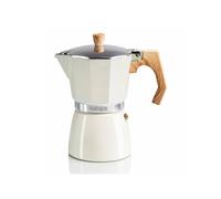 HAEGER CAFETEIRA INOX ITALIANA 6 CHAVENAS BEGE
