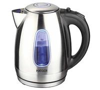 Haeger Tetera eléctrica EK-22S.027A 1,7 L 2200 W Negro acero inoxidable