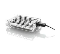 Haeger - New Alabama Parrilla Mesa Eléctrico Plata, Negro 2400 W