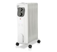 Haeger - OH-009.006A calefactor eléctrico Interior Negro, Blanco 2000 W Radiador de aceite eléctrico