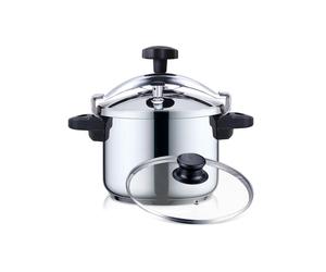 HAEGER PANELA PRESSAO COOKER PLUS 6LTS INOX TAMPA VIDRO