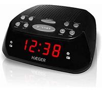 Haeger ra-06b.005b despertador reloj despertador digital negro